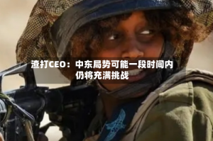 渣打CEO：中东局势可能一段时间内仍将充满挑战