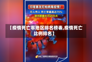 【疫情死亡率地区排名榜表,疫情死亡比例排名】
