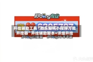 开挂辅助工具“微乐麻将小程序万能开挂器”开挂辅助脚本+详细开挂