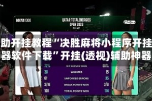 辅助开挂教程“决胜麻将小程序开挂神器软件下载”开挂(透视)辅助神器