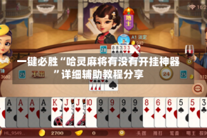 一键必胜“哈灵麻将有没有开挂神器”详细辅助教程分享