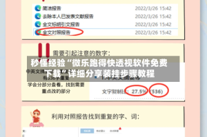 秒懂经验“微乐跑得快透视软件免费下载”详细分享装挂步骤教程