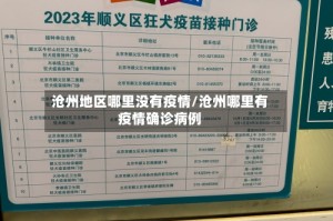 沧州地区哪里没有疫情/沧州哪里有疫情确诊病例