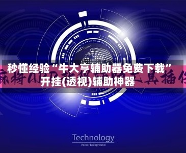 秒懂经验“牛大亨辅助器免费下载”开挂(透视)辅助神器
