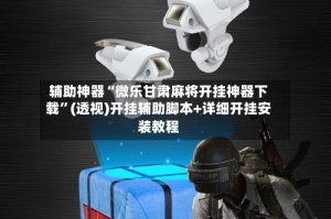 辅助神器“微乐甘肃麻将开挂神器下载”(透视)开挂辅助脚本+详细开挂安装教程