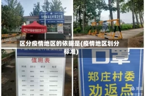 区分疫情地区的依据是(疫情地区划分标准)