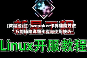 [教程经验]“wepoker作弊辅助方法”万能辅助详细步骤与使用技巧