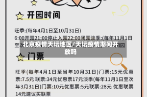 北京疫情天坛地区/天坛疫情期间开放吗