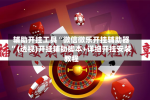 辅助开挂工具“微信微乐开挂辅助器”(透视)开挂辅助脚本+详细开挂安装教程