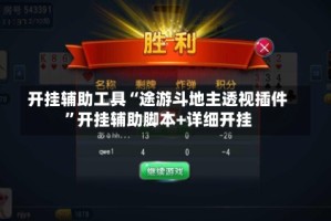 开挂辅助工具“途游斗地主透视插件”开挂辅助脚本+详细开挂