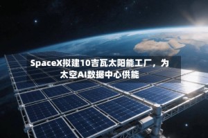 SpaceX拟建10吉瓦太阳能工厂，为太空AI数据中心供能