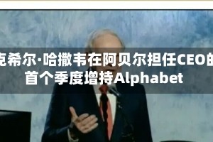 伯克希尔·哈撒韦在阿贝尔担任CEO的首个季度增持Alphabet