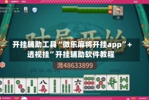 开挂辅助工具“微乐麻将开挂app”+透视挂”开挂辅助软件教程