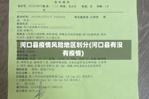 河口县疫情风险地区划分(河口县有没有疫情)