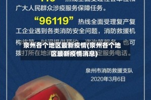 泉州各个地区最新疫情(泉州各个地区最新疫情消息)