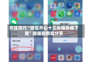 开挂技巧“微信开心十三张辅助器下载”细辅助教程分享