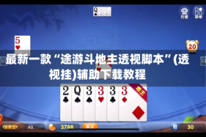 最新一款“途游斗地主透视脚本”(透视挂)辅助下载教程