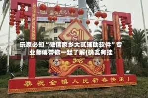 玩家必知“微信家乡大贰辅助软件”专业师傅带你一起了解(确实有挂