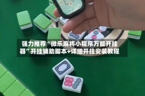 强力推荐“微乐麻将小程序万能开挂器”开挂辅助脚本+详细开挂安装教程