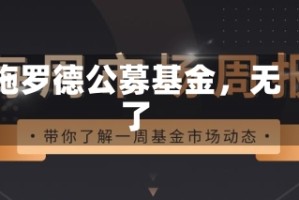 施罗德公募基金，无了