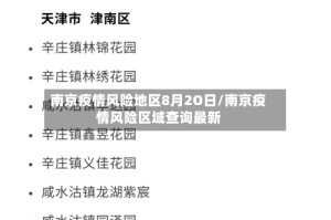 南京疫情风险地区8月2O日/南京疫情风险区域查询最新