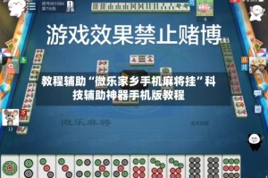 教程辅助“微乐家乡手机麻将挂”科技辅助神器手机版教程