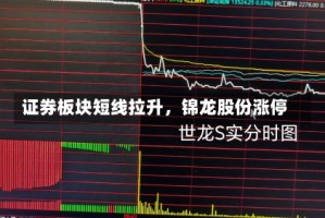 证券板块短线拉升，锦龙股份涨停