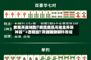 教程开挂辅助“微信微乐斗地主外卦神器”+透视挂”开挂辅助软件教程