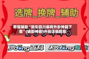 教程辅助“微乐四川麻将外卦神器下载”(辅助神器)开挂详细教程