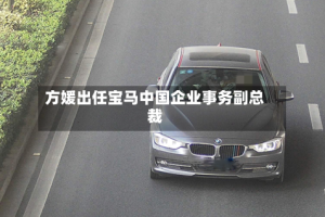 方媛出任宝马中国企业事务副总裁