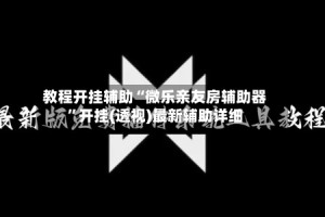 教程开挂辅助“微乐亲友房辅助器”开挂(透视)最新辅助详细