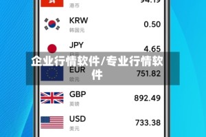 企业行情软件/专业行情软件