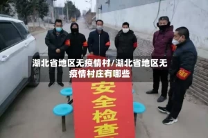 湖北省地区无疫情村/湖北省地区无疫情村庄有哪些