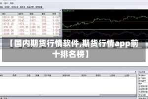 【国内期货行情软件,期货行情app前十排名榜】