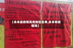 【永丰县疫情高危地区名单,永丰有疫情吗】