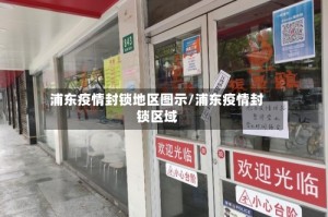 浦东疫情封锁地区图示/浦东疫情封锁区域
