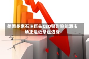 美国多家石油巨头CEO警告称能源市场正逼近悬崖边缘
