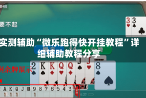 实测辅助“微乐跑得快开挂教程”详细辅助教程分享