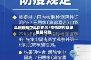 阜阳疫情中风险地区/疫情防控阜阳地区风险
