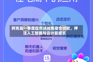 阿克曼一季度趁市场抛售建仓微软，押注人工智能与云计算增长