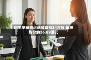固生堂获睿远基金增持24万股 每股均价约26.89港元