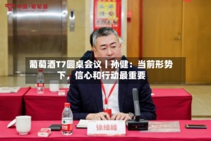 葡萄酒T7圆桌会议丨孙健：当前形势下，信心和行动最重要