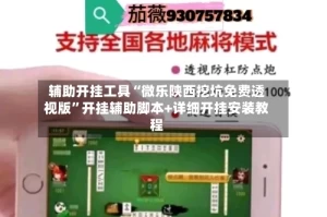 辅助开挂工具“微乐陕西挖坑免费透视版”开挂辅助脚本+详细开挂安装教程