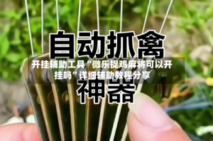 开挂辅助工具“微乐捉鸡麻将可以开挂吗”详细辅助教程分享