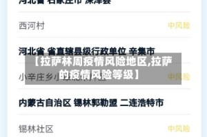 【拉萨林周疫情风险地区,拉萨的疫情风险等级】
