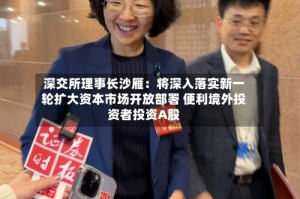 深交所理事长沙雁：将深入落实新一轮扩大资本市场开放部署 便利境外投资者投资A股
