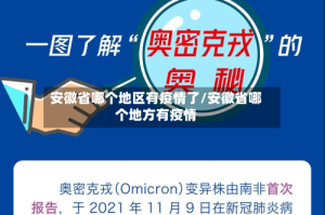 安徽省哪个地区有疫情了/安徽省哪个地方有疫情