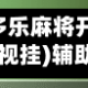 实测教程“多乐麻将开挂神器免费下载”(透视挂)辅助下载教程