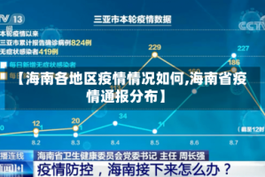 【海南各地区疫情情况如何,海南省疫情通报分布】