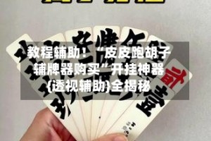 教程辅助！“皮皮跑胡子辅牌器购买”开挂神器{透视辅助}全揭秘